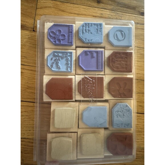 Retired Stampin' Up Tags So Much Little Layers Birthday Baby Friend Mixed Lot 15 - Picture 2 of 2